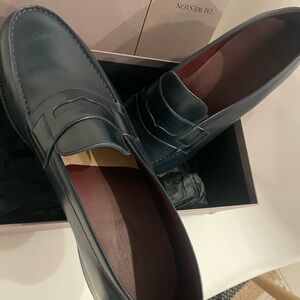 JM Weston model 180 Elegant Navy Signature Loafers for Men - Special edition